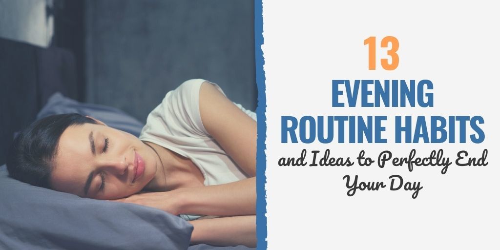 evening routine examples | evening routine checklist | my evening routine