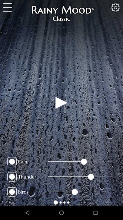 rainy mood | ambient sounds | background noise cancelling app