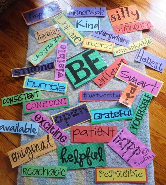 be_yourself | vision board for students | how to make a vision board