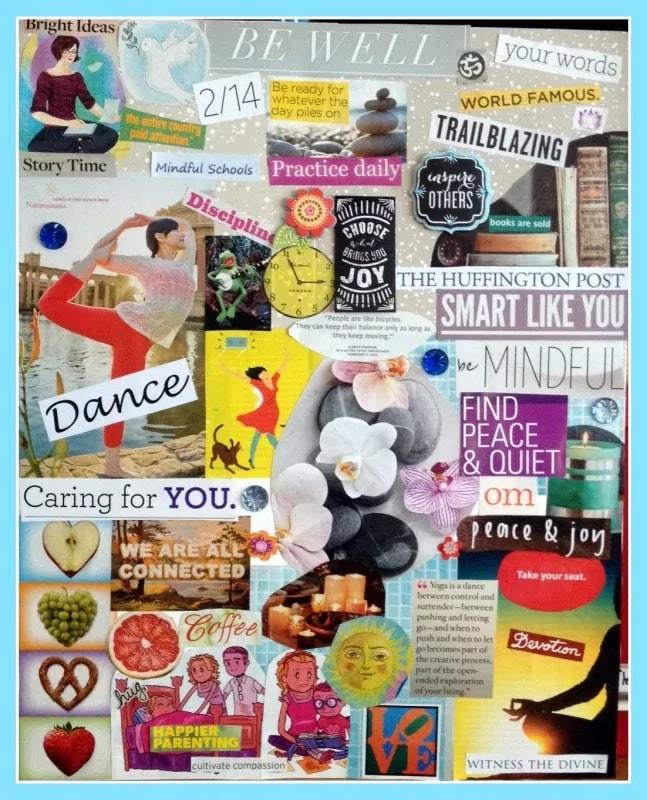 caring for you | vision board printables | vision board questions