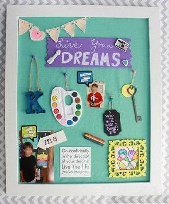 live your dreams | vision board worksheet for students pdf | vision board ideas for students