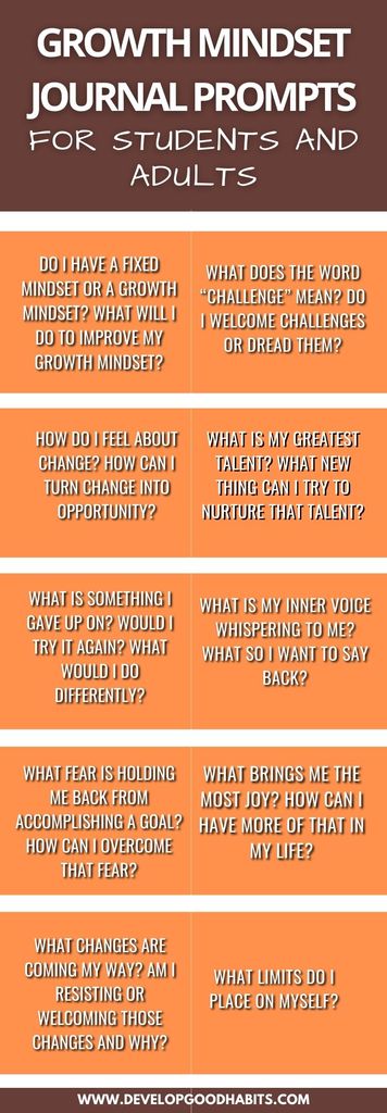 growth mindset journal prompts for adults | mindfulness journal prompts for students | growth mindset bell ringer journal pdf
