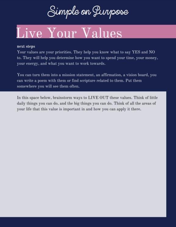 work values | why personal core values are important | how to create core values