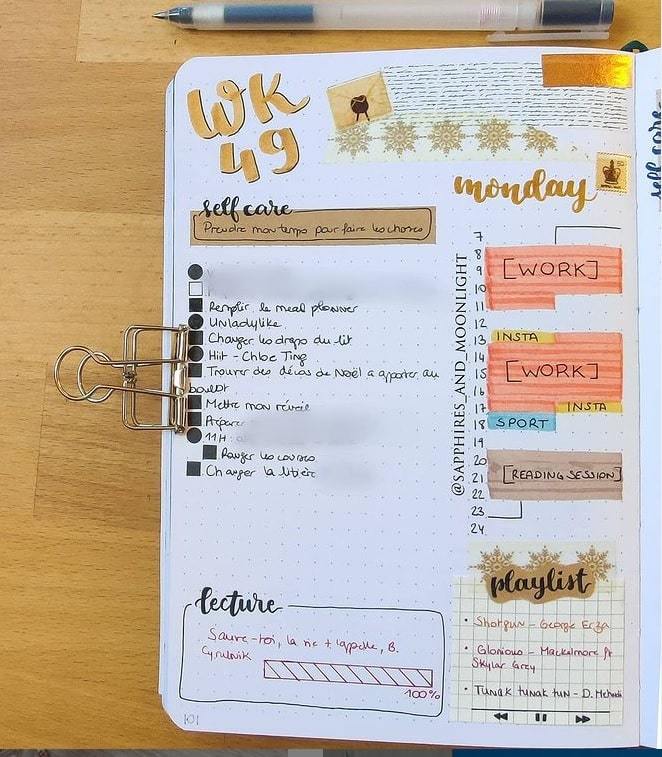 daily organizing | bullet journal daily planner | bullet journal 15 daily layouts