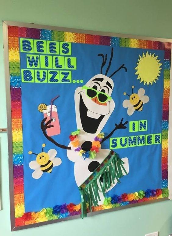 summer themed bulletin board ideas | summer camp bulletin board ideas | summertime bulletin board ideas