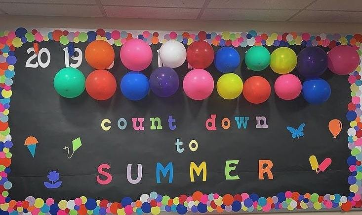 summer bulletin board ideas for the workplace | easy summer bulletin board ideas | summer season display board
