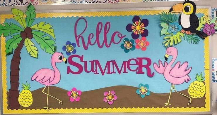summer bulletin board ideas for toddlers | spring bulletin board ideas | summer classroom decorating ideas