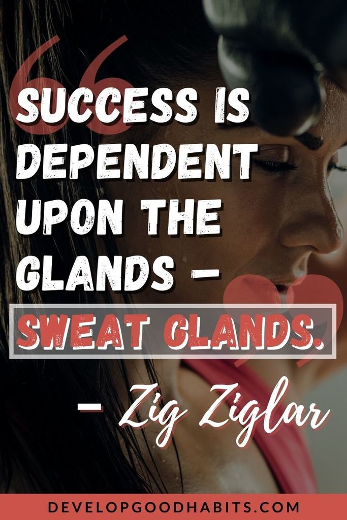 Work Ethic Quotes - “Success is dependent upon the glands – sweat glands.” – Zig Ziglar | work ethic quotes sports | bad work ethic quotes | funny work ethic quotes #quoteoftheday | #quotesoftheday | #quotestoliveby