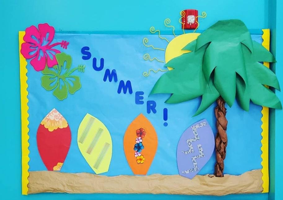 summer bulletin board ideas for office | summer bulletin board ideas for toddlers | library summer bulletin board ideas