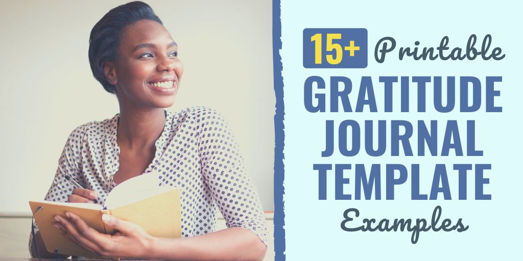 gratitude journal template | printable gratitude journal template | gratitude journal template examples