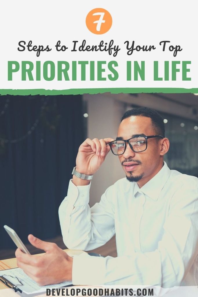 priorities in life | top priorities in life | identify your priorities in life