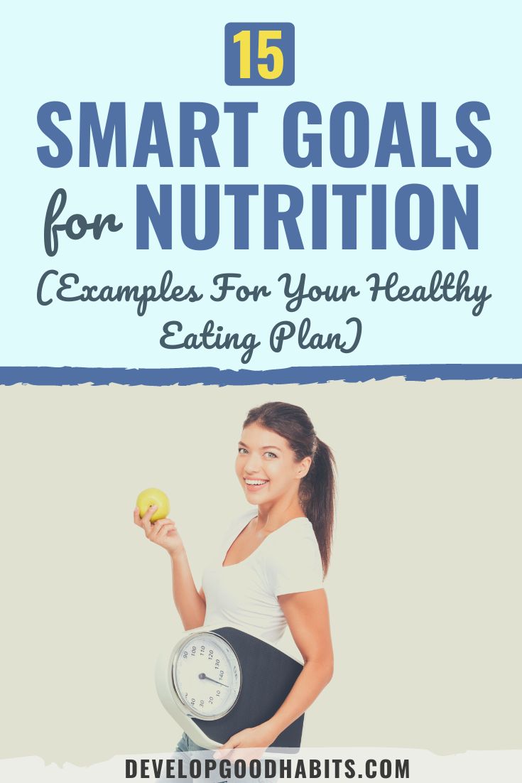 15 SMART Goals for Nutrition (Examples for Your Healthy Eating Plan)