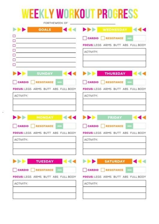fillable workout calendar template | daily workout calendar template | customizable workout calendar template