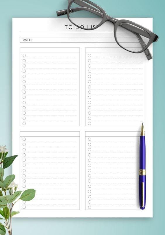 free editable checklist template word | daily checklist template word | free checklist template word