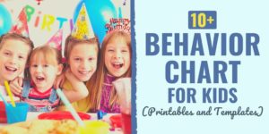 12 Behavior Chart for Kids (Printables and Templates) behavior chart for kids | behavior chart template | behavior chart for kids printable
