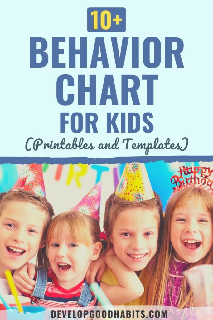 behavior chart for kids | behavior chart template | behavior chart for kids printable