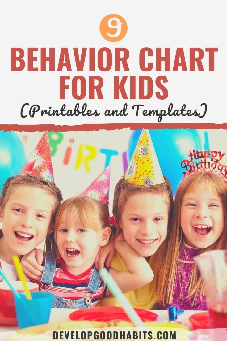 9 Behavior Chart for Kids (Printables and Templates)