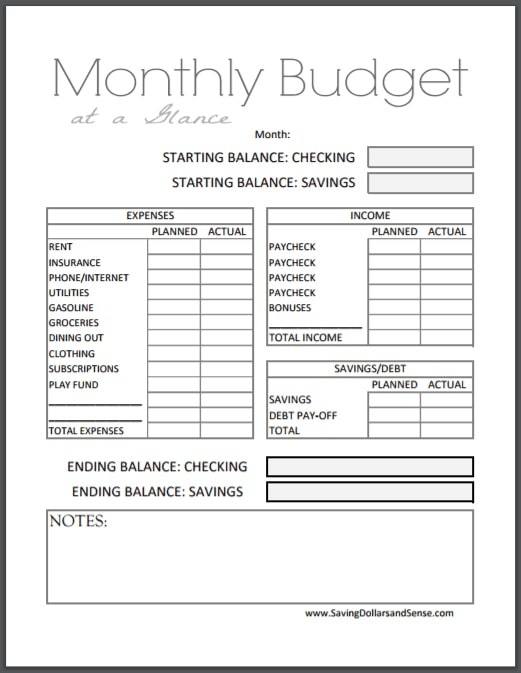 free budget printables 2019 | free happy planner budget printables | monthly budget printables