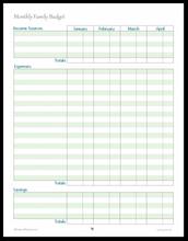 23 Budget Printables to Track Your Family's Expenses