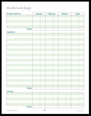 23 Budget Printables to Track Your Family's Expenses