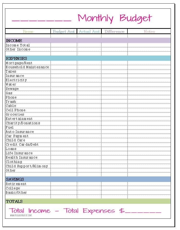 monthly bill planner and organizer | monthly budget planner | budget printables pdf
