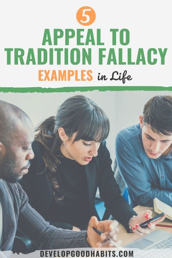 appeal to tradition fallacy | appeal to tradition fallacy commercial | appeal to tradition examples