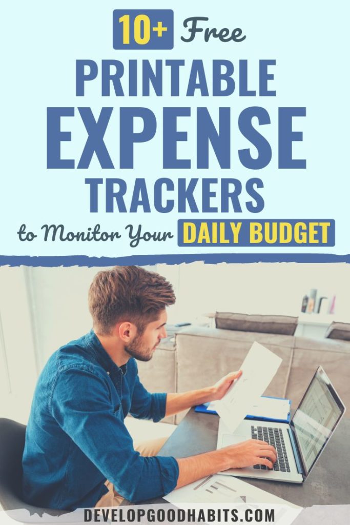 expense tracker printable | income and expense tracker printable | free printable expense sheet