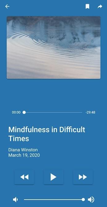 due diligence check in the application |  application of mindfulness |  UCLA Mindful App
