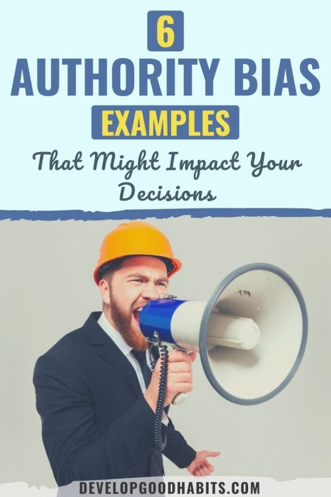 authority bias | authority bias examples | how to overcome authority bias