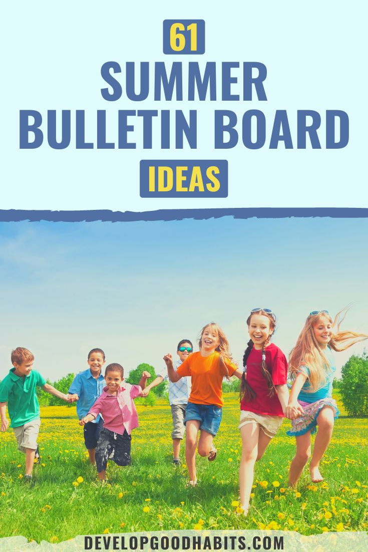 61 Summer Bulletin Board Ideas for 2022