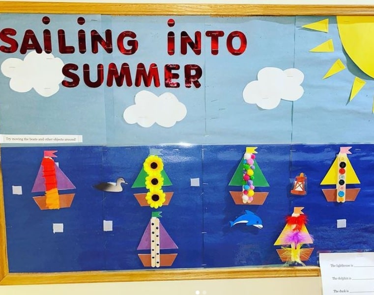 summer bulletin board ideas for the workplace | summer bulletin board ideas for office | church bulletin board ideas for summer