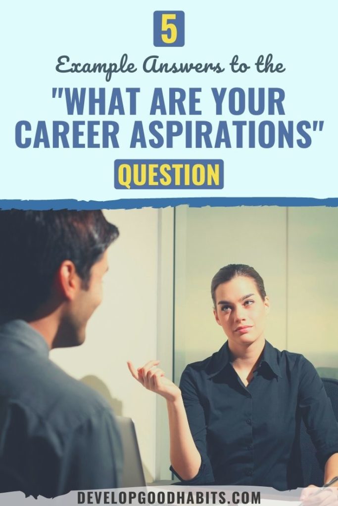 career aspirations examples | sample career aspirations statement | career aspirations examples for leadership