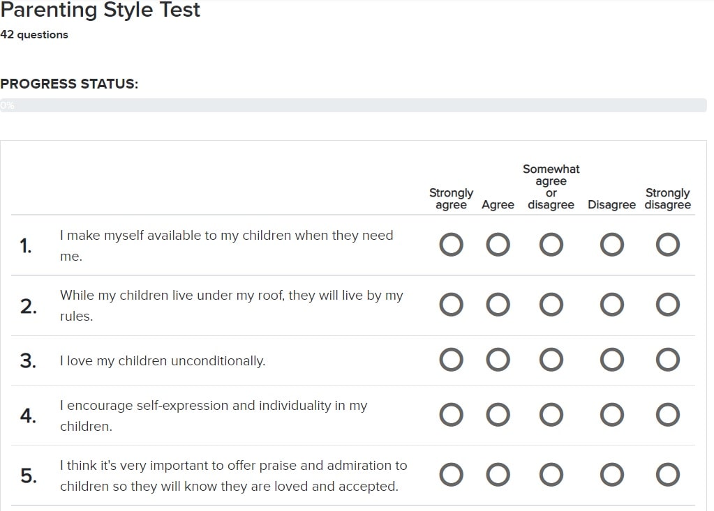 parenting style quizlet | perceived parenting style questionnaire pdf | parenting style questionnaire by robinson