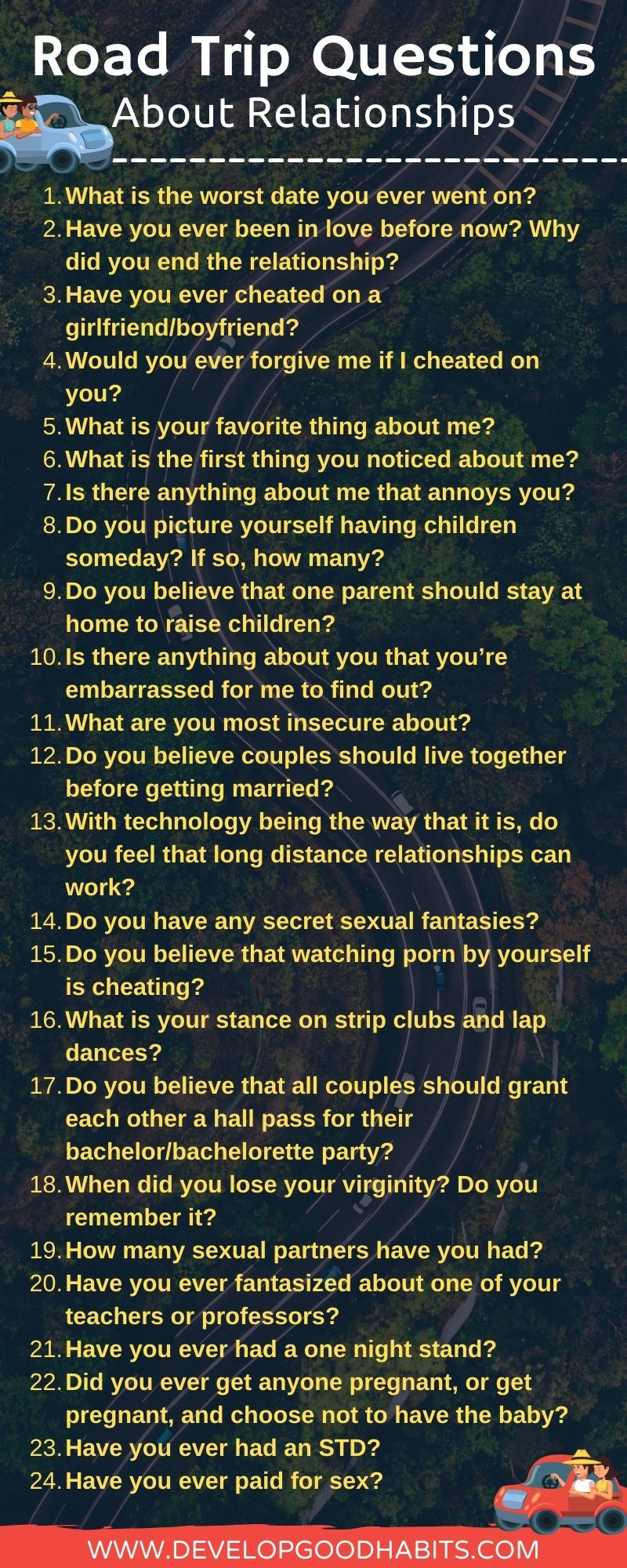 married couple sex questionaire