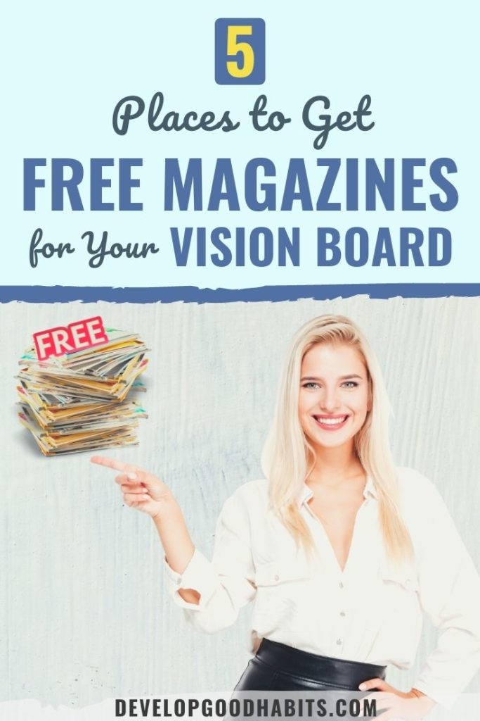 where to get free magazines for vision board | where to get free magazines for collages | magazine cutouts for vision board