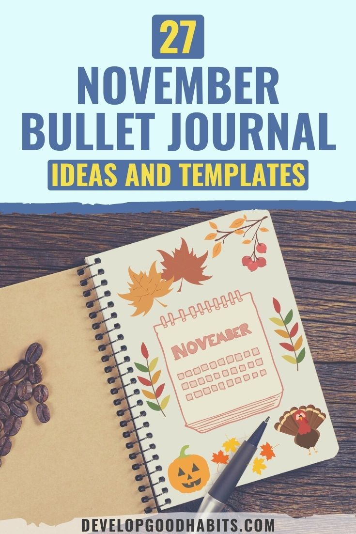 27 November Bullet Journal Ideas and Templates
