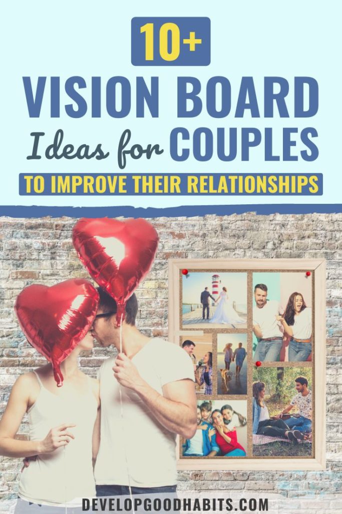 vision board for couples |  vision board ideas for relationships |  vision board for manifesting love
