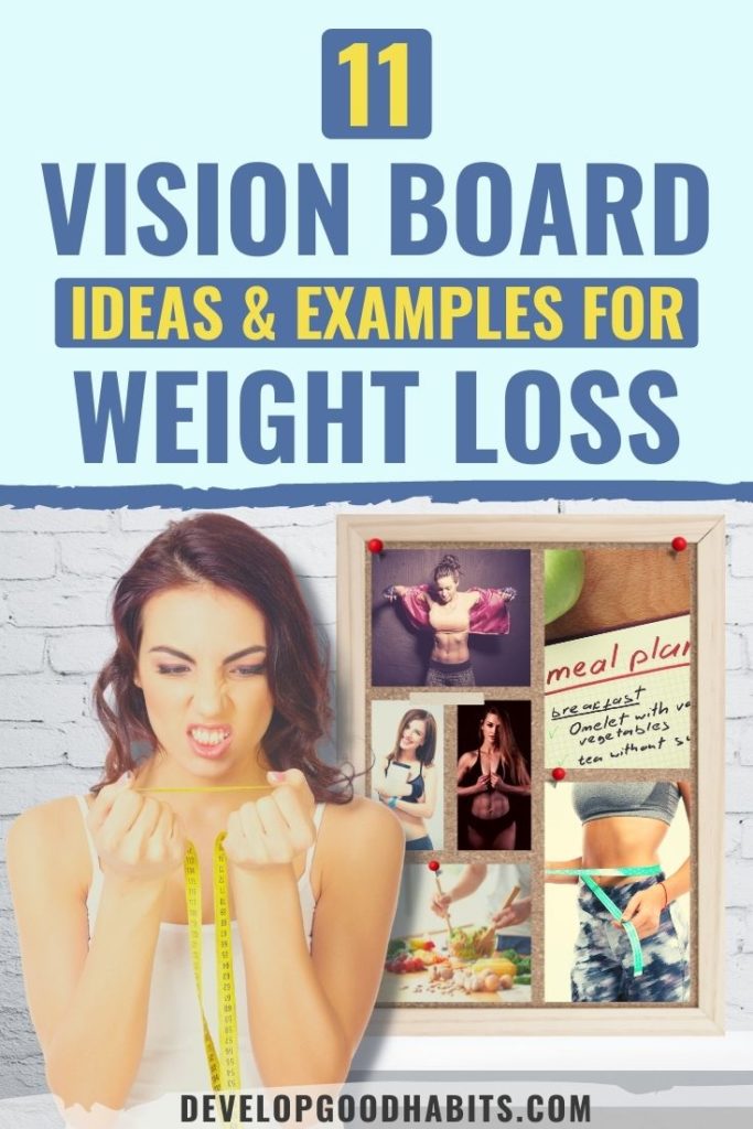 vision board for weight loss |  Weight Loss Vision Board Template |  weight loss vision board ideas