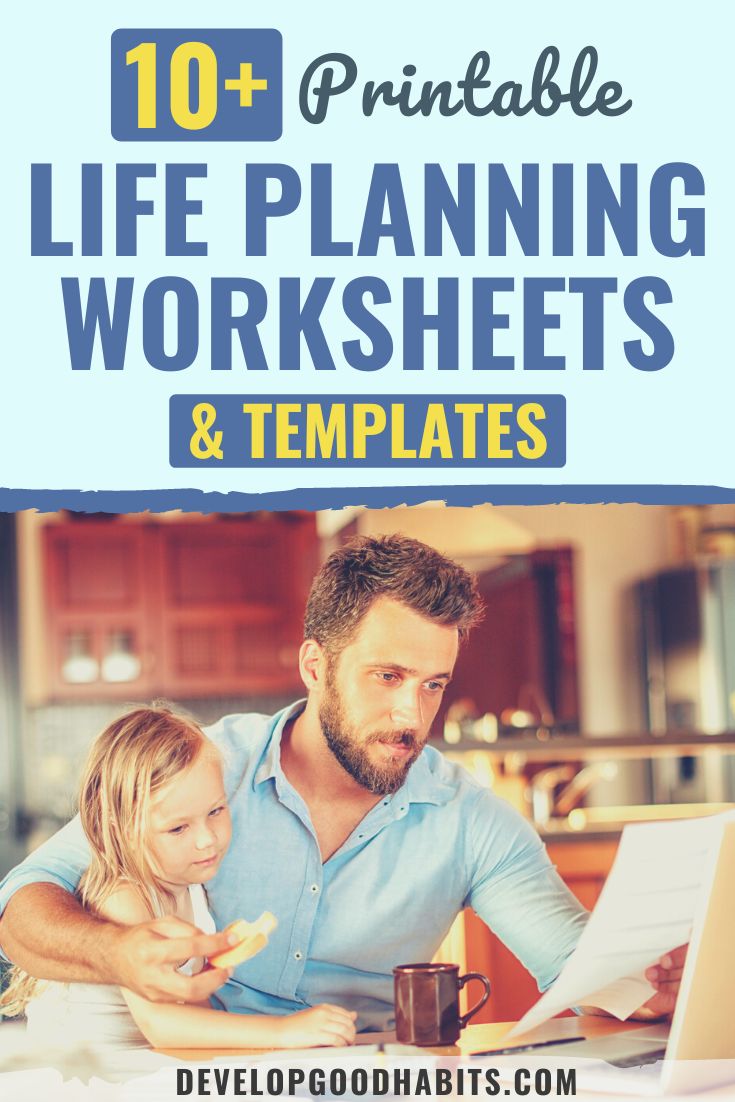 12 Printable Life Planning Worksheets & Templates