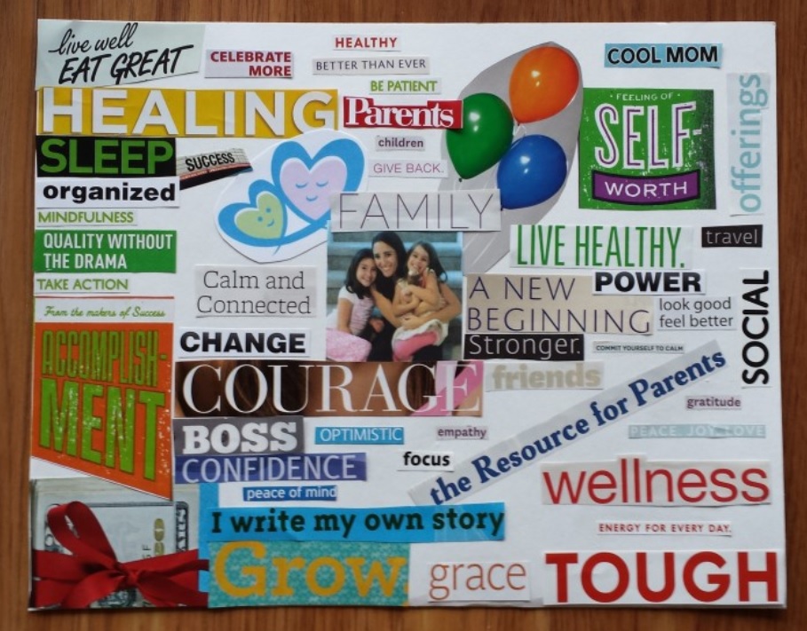family vision board template | vision board ideas | family vision board examples
