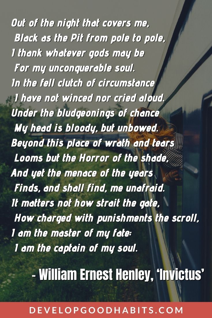 15 Inspirational Poems About Life You Must Read Today | Develop Good Habits