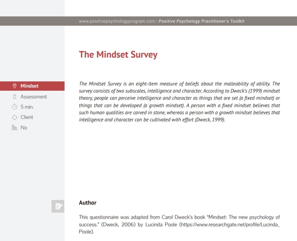 fixed mindset vs growth mindset quiz | growth mindset survey for students pdf | dweck mindset questionnaire