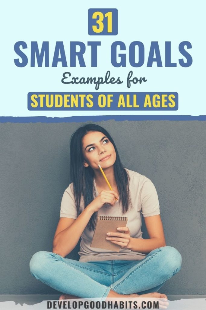 student goals examples | examples of academic goals for students | examples of personal smart goals