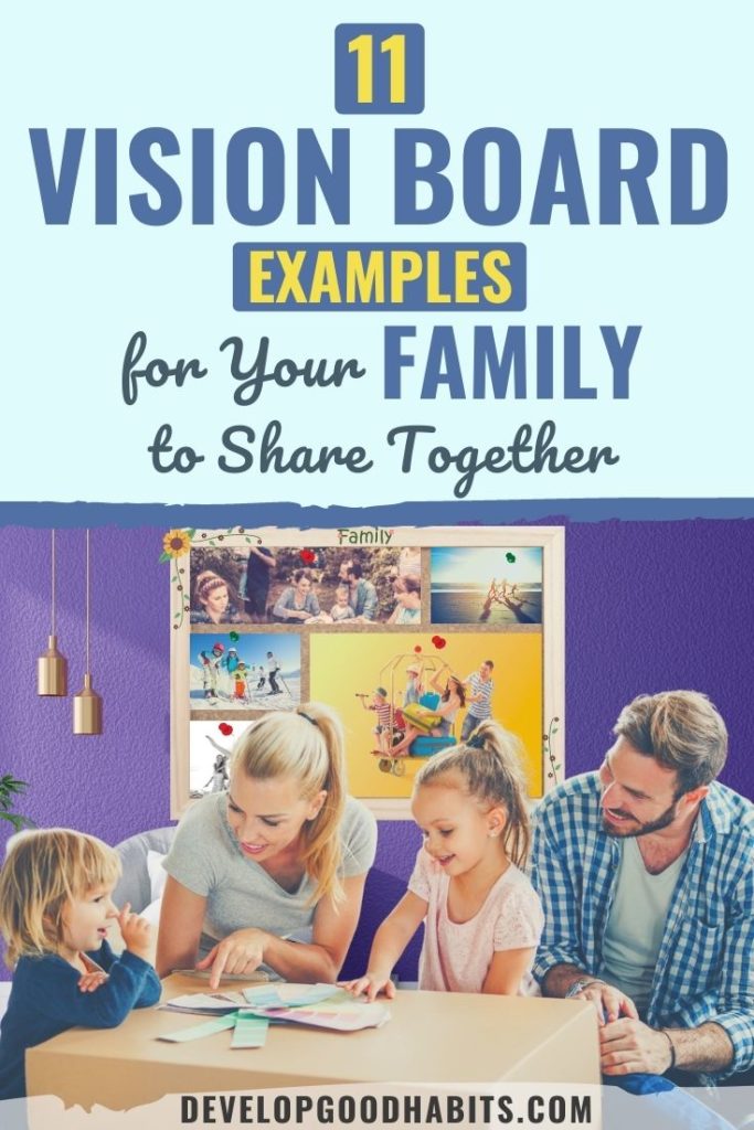 vision board for family | family vision board template | family vision board images