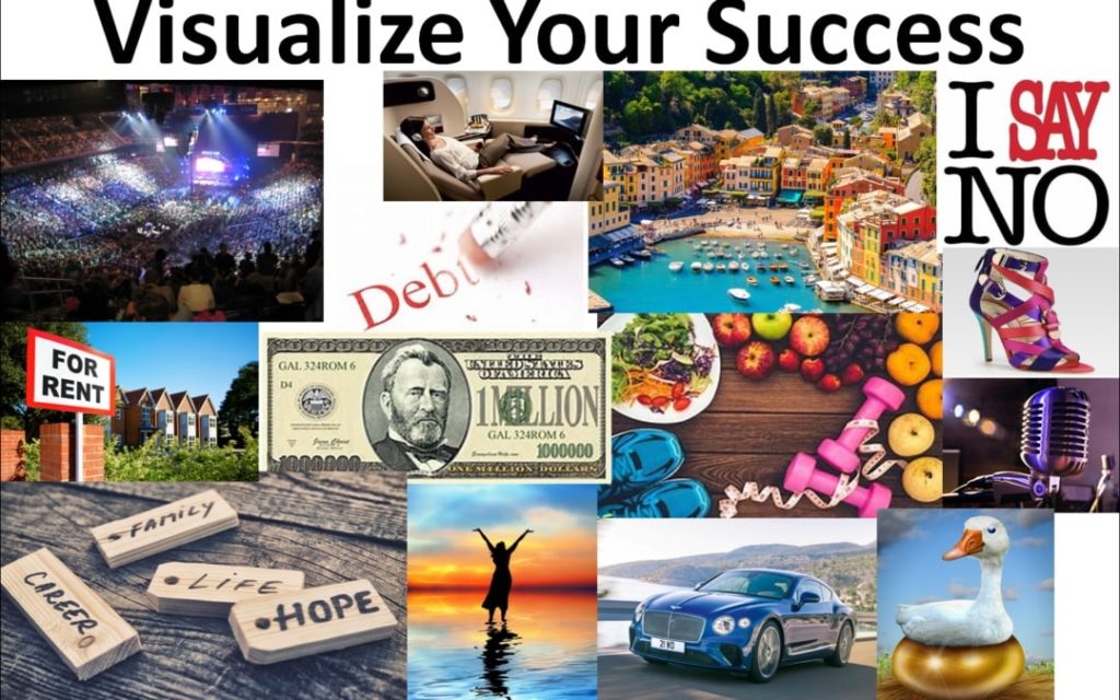 vision board for jobs | vision board examples for students | dream job vision board