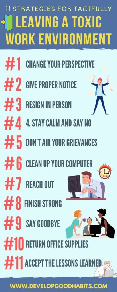 how to leave a toxic environment | how to quit a job that treats you bad | what to say when quitting a toxic job