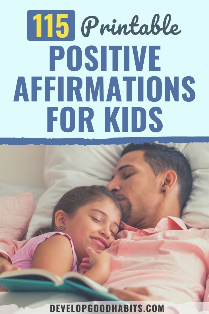 115 Printable Positive Affirmations for Kids [New for 2022]