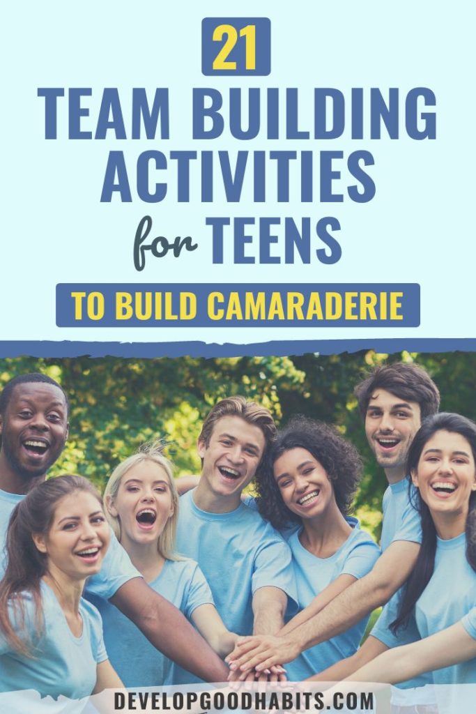 team building activities for teens | team building activities for high school students | team building games for youth no equipment