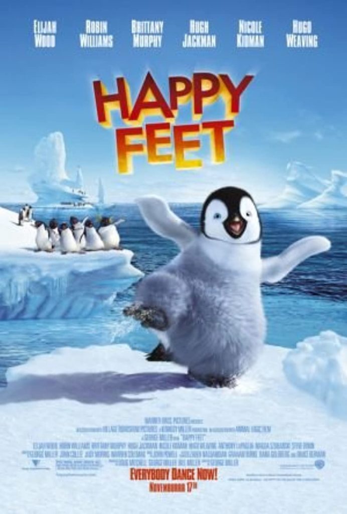 Happy Feet | good movies about happiness | animated movies about happiness