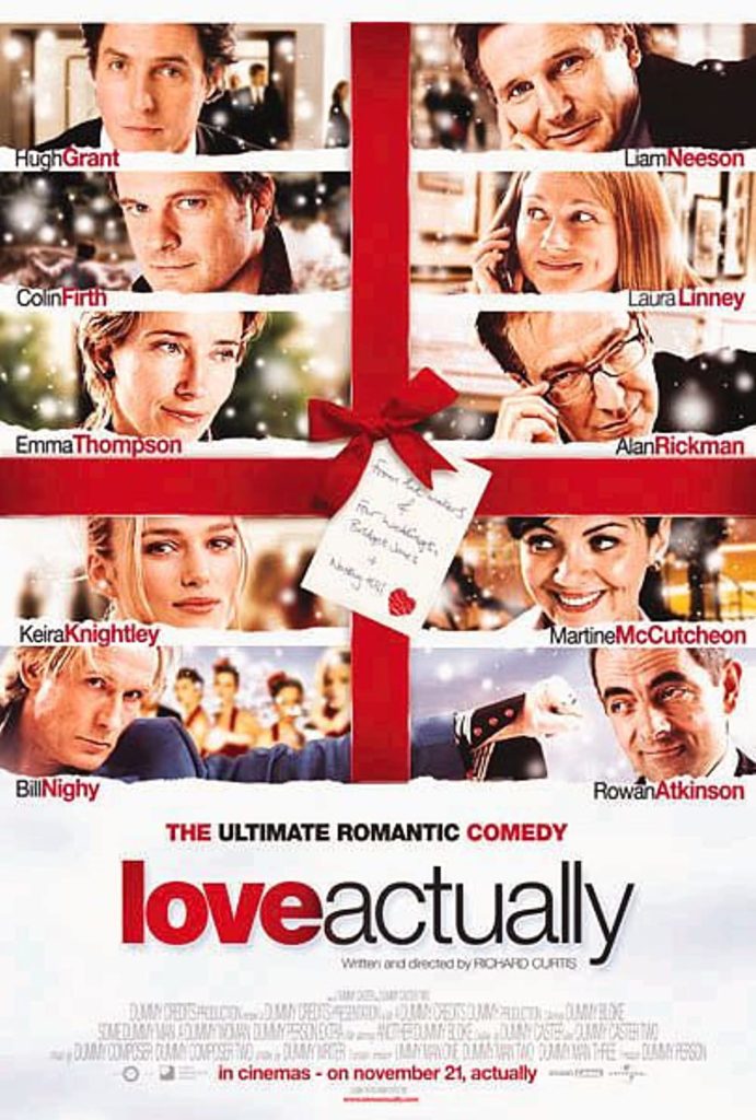 Love Actually | movies about happiness and life | positive movies